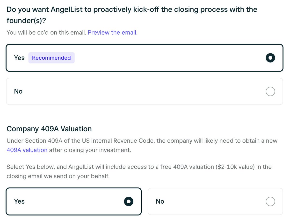 I'm excited about this small quality of life improvement for Fund Managers & Founders. After submitting an investment, we can automatically kick-off the closing process. Saves time, an extra loop & founders get to close their round faster. 1 in 2 Fund Managers are now using…