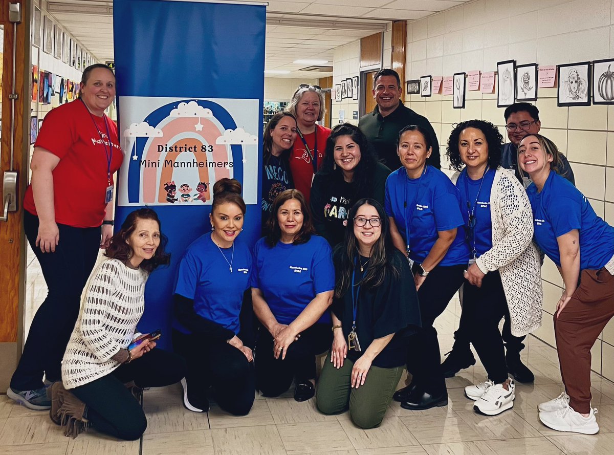 Our #d83shines Mini-Mannheimer team is ready to welcome babies &amp; toddlers at our event tonight. We are excited to meet our future students &amp; their families! Shoutout to our BPAC for helping out tonight!