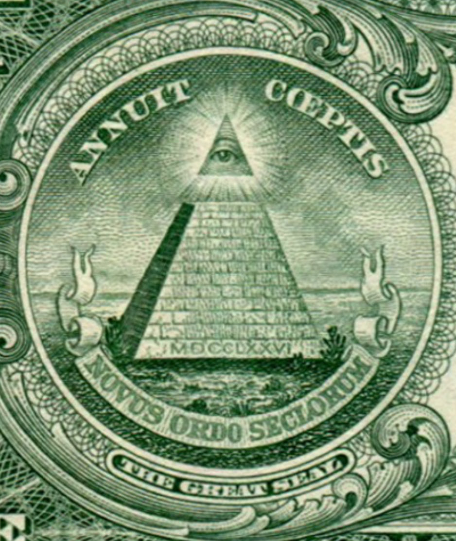 Gotta love the pyramid and the all seeing eye on the back of the US $1 note. Makes you wonder about the private Federal Reserve doesn’t it? This is why I like #Bitcoin. It’s honest transparent money that has zero hidden agendas and it’s all based on math.