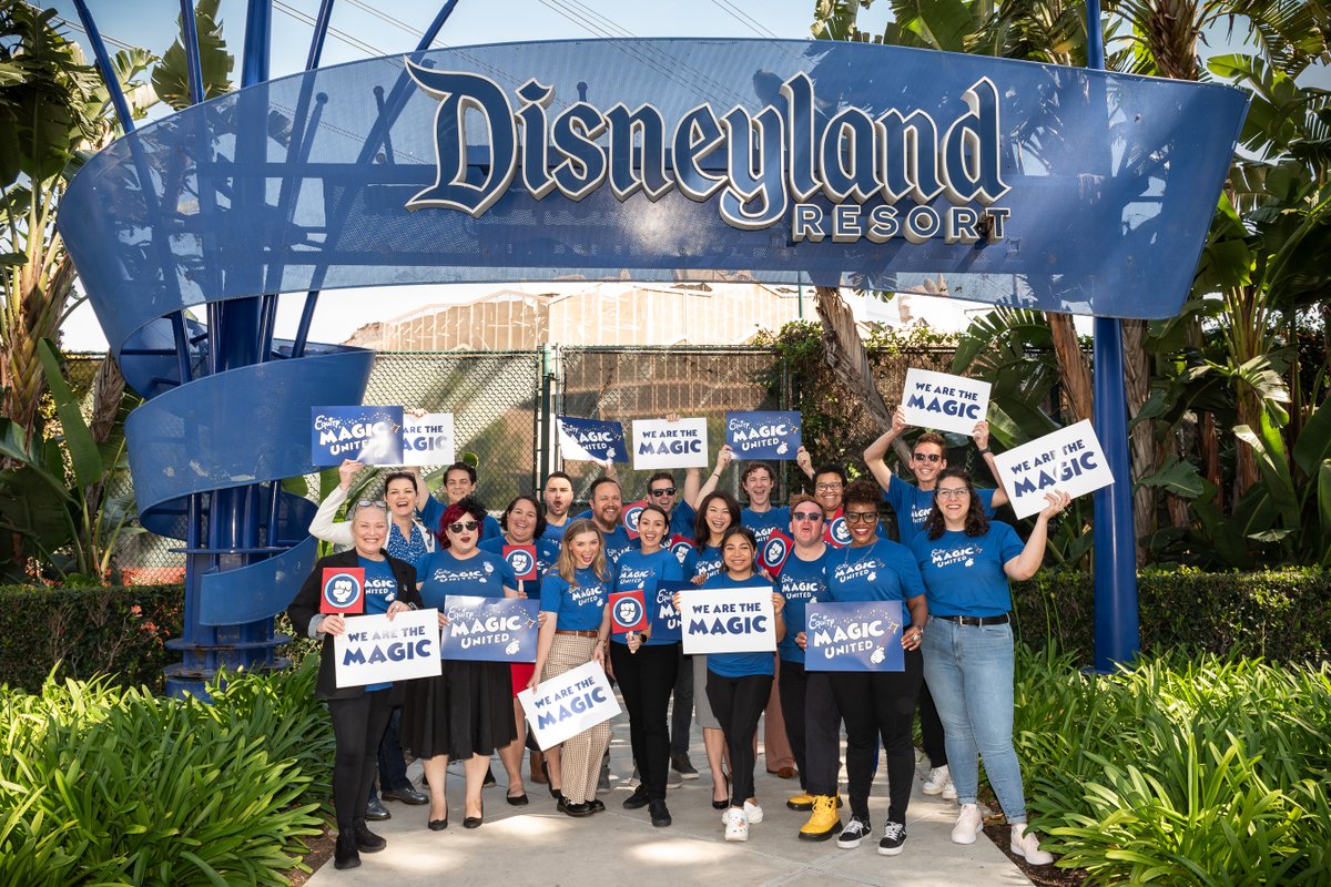 Disneyland's Characters and Parades Cast Members, who were introduced to the world as Magic United nine weeks ago, have filed for an election with the National Labor Relations Board to formally become a bargaining unit with Equity. Join us in congratulating these Cast Members!