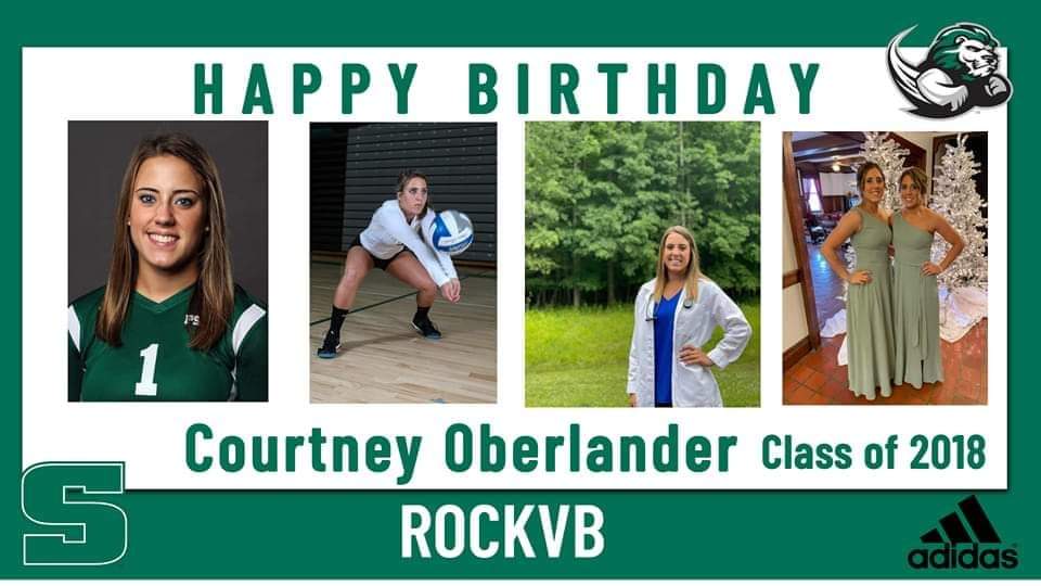 Slippery_RockVB's tweet photo. Happy Birthday to 2018 #RockVB alum, Courtney Oberlander! 🎈🎉🎁🎊🎂🍰❤🤗🏐 #rocknation #RockVBAlumni https://t.co/tLNQNTiUOO