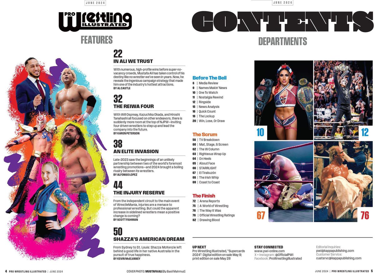 Have you picked up the latest issue of @OfficialPWI yet with a feature by yours truly? ✍️