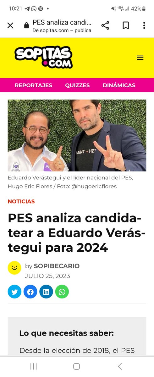 ANALIZA Y ELIGE..UNO ES UN HOMBRE CON AÑOS DE ACTIVISTA CREANDO MANDANTES CONSTITUCIONALES, DENUNCIANDO LEGALMENTE AL DICTADOR Y ESA AGENDA 20/30 CATOLICO ESPOSO PADRE DE FAMILIA CON UN PASADO DE ESFUERZO Y MERITO PROPIO.
EL OTRO UN MARKETIN POLITICO YA PLANEADO PARA OTRO PARTIDO