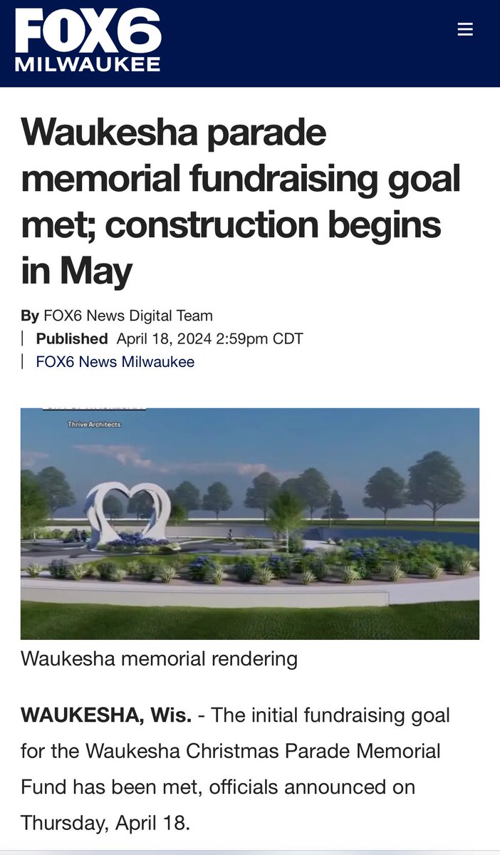 This is wonderful.  Waukesha will never forget.  Turning the hate of one man into something beautiful for the community. 

fox6now.com/news/waukesha-…