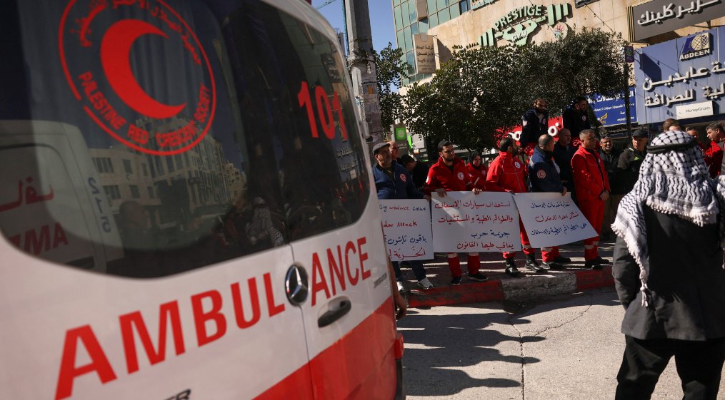 The Palestinian Red Crescent (PRCS) says six members of its team are still detained by Israeli forces, and their fate remains 'unknown.' 🔴 LIVE updates: aje.io/j3do1v