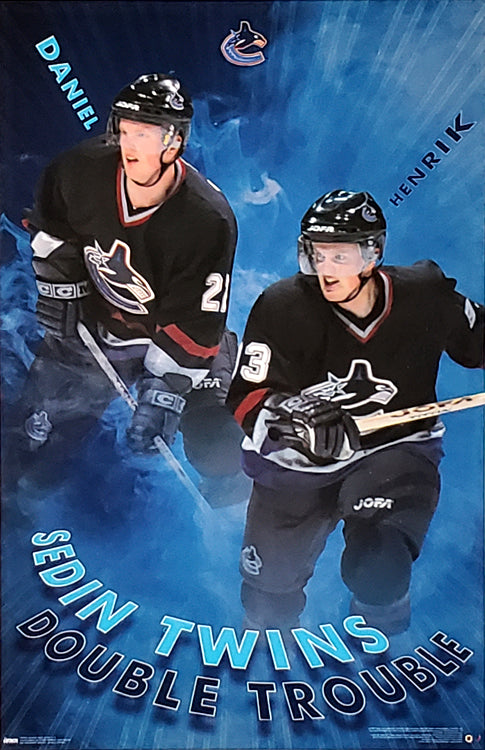 New item, order now! Henrik and Daniel Sedin 'Double Trouble' Vancouver Canucks NHL Action Poster..., just $49.95 + S&H. 
Shop now 👉👉 shortlink.store/arla9hixsrtp
#SportsPosters #SportsDecor #SportsGifts #ChristmasShopping