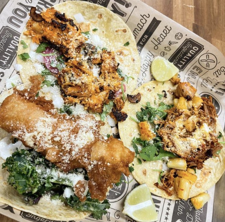 Are you a grilled chicken, carnitas, or fried fish taco type of person? 🐔🐷🐟