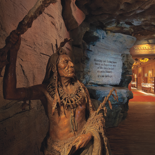 Begin to understand the deep connection between mankind and nature as you start your Wildlife Galleries journey through in Native American Hall.