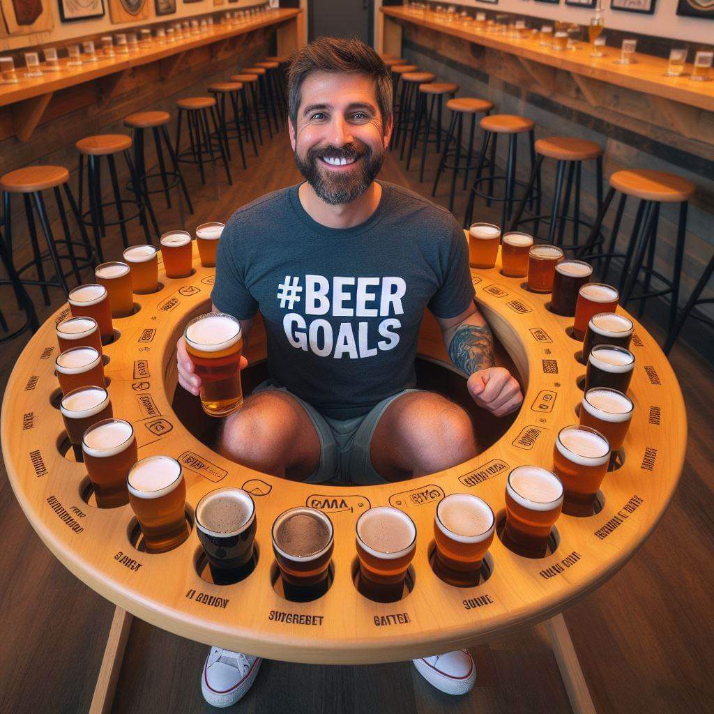 I want to be able to walk around with my own table of BEER. With the Beer Jumper Flight, you can feel like a kid again with your very own baby jumper lined with dozens of unique craft beers. #BeerGoals This looks like a dream. 😍🍻🍺#Beer #Beers #CraftBeer #BeerFlight