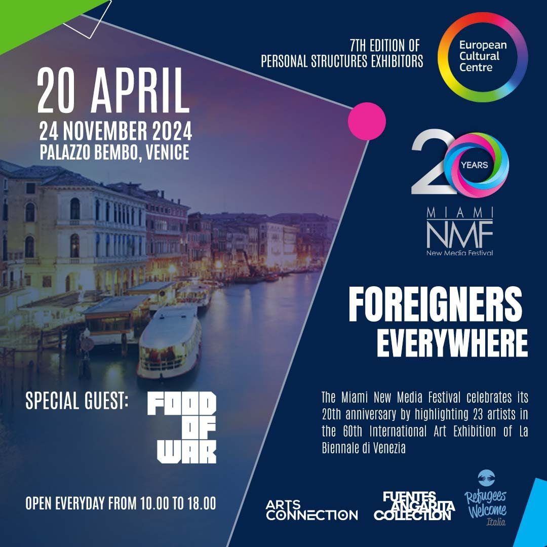 thewynwoodtimes's tweet image. Miami New Media Festival celebra su 20 aniversario con su proyecto “Journey of Labels” en la 60ava. Exposición de Arte La Biennale di Venezia &quot;Foreigners Everywhere&quot;. Lee el artículo en nuestra WEB. #bienaldevenecia #artsconnection #miaminewmediafestival
buff.ly/3W4kQll