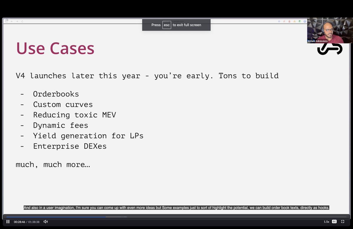 infinite composability in the financial worlds w/ @Uniswap v4...