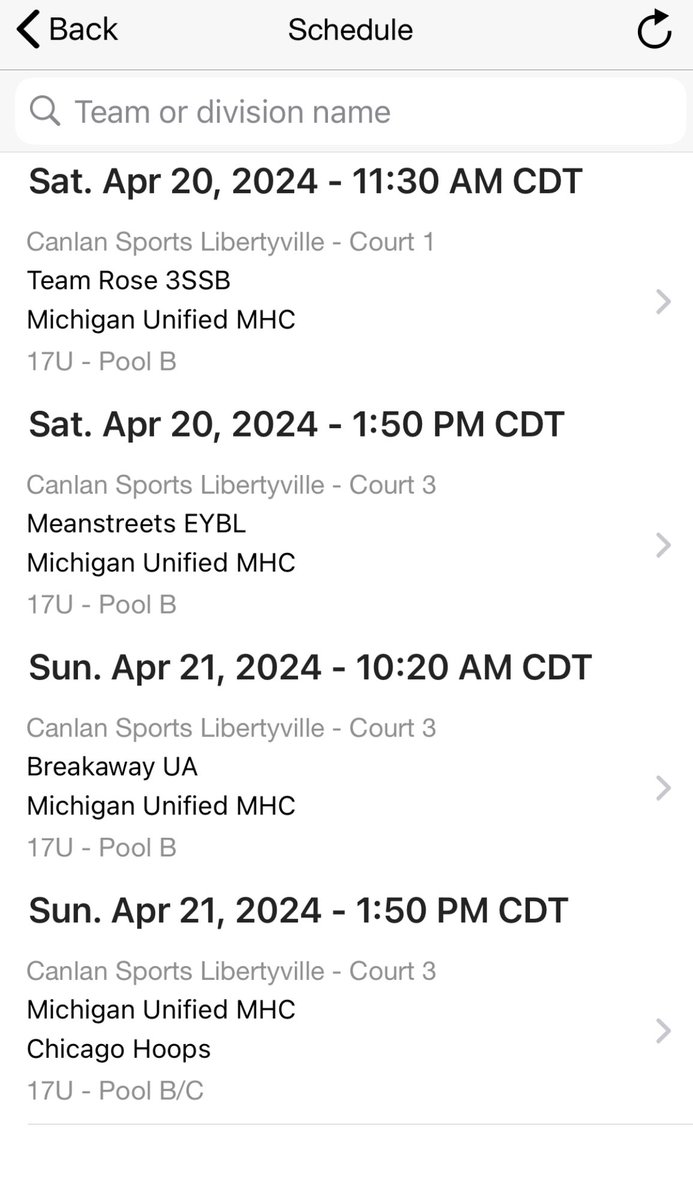 Made Hoops Midwest Warmup Schedule with <a href="/MichiganUnified/">Michigan Unified Basketball Club 🟣🟢⚫️</a>