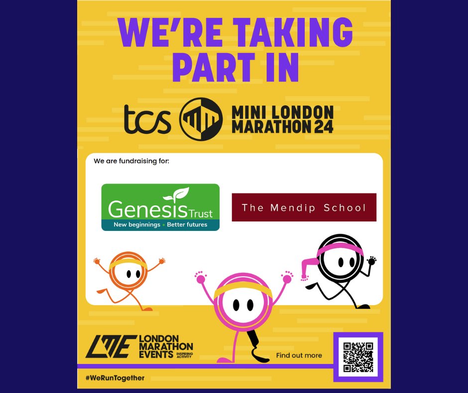 🏃‍♀️🏅 Team Mendip is ready for the TCS Mini Marathon 2024! We're running not just for the finish line, but for a future of inclusivity and health. Support us with cheers, shares, or by sponsoring our stride towards #InclusiveEducation and well-being. 🌟 buff.ly/3IquBT7