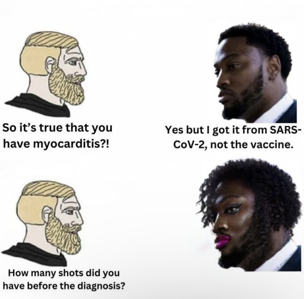 Censored4sure's tweet image. Do you remember when @IanCopeland5 said “myocarditis is not for life”?