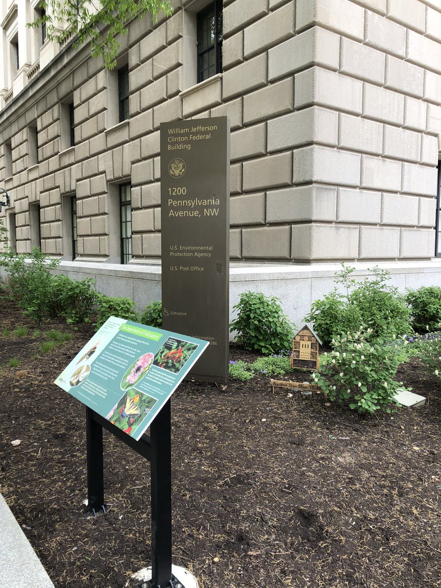 It’s great that EPA is acting locally as well as globally with a pollinator garden and bee hotel at Headquarters