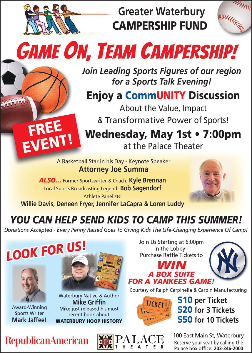 Sports fans: Win Yankees tickets and help us send kids to camp this summer!