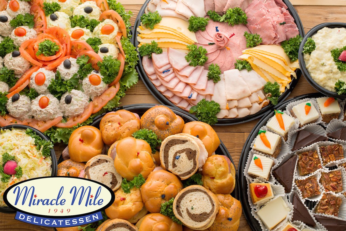 Miracle Mile Deli has been helping offices provide delicious catering for their staff for 75 years. Choose from Boxed Lunches, Cocktail Sandwich Platters, Salads, Fruit Platters, Dessert Trays and so much more. Call Josh at 602-776-00992 to learn more.