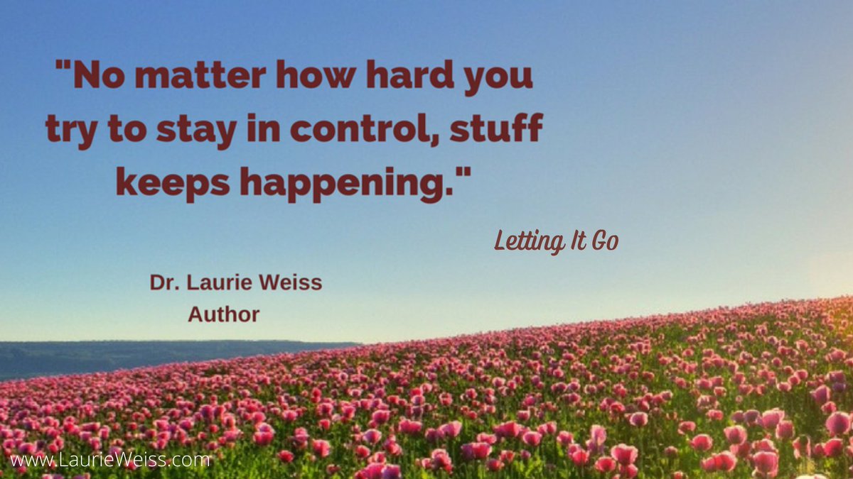 'No matter how hard you try to stay in control, stuff keeps happening.' - Dr. Laurie Weiss

Parenting #teens leads to all kinds of #anxiety. #Book helps you let it go fast--using words. Enjoy this #BookBubble bit.ly/2TR47mN  via @BublishMe