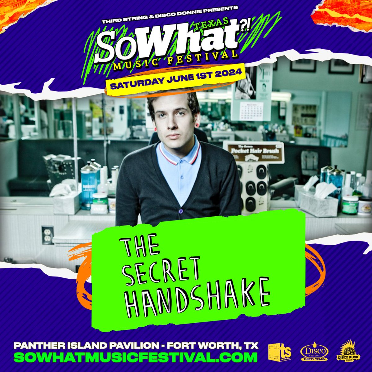 It was the middle of summer in Texas ... The Secret Handshake takes the stage on Saturday June 1st for a very special set ☀️ sowhatmusicfestival.com