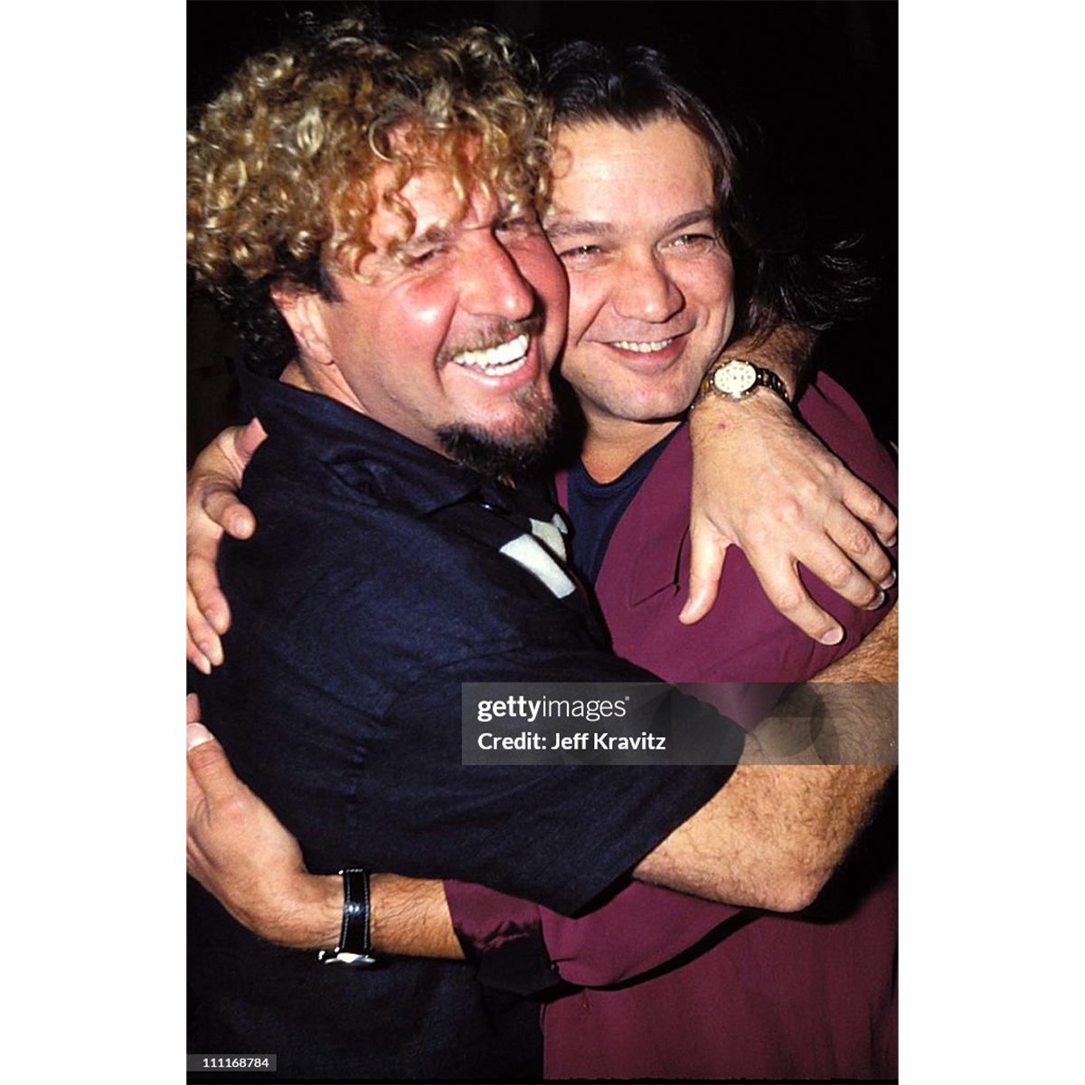 sammyhagar's tweet image. Kari and I back in 1994 at Eddie's charity golf tournament. What an eclectic bunch of folks showed up for this one. I don't even play golf but what a cool event #Golf #BigFun #WackyHairdo #WhatWasIThinking