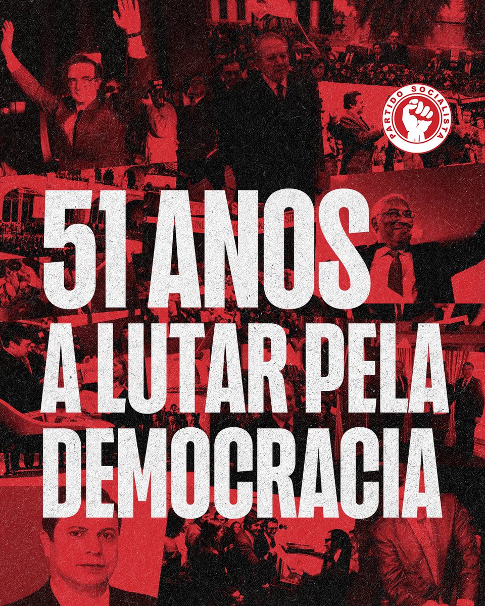 51 anos de história. Parabéns a todos os que, ao longo destas mais de 5 décadas, fazem do PS uma referência fundamental da nossa democracia e uma força de progresso e justiça social. Viva o PS! #PartidoSocialista