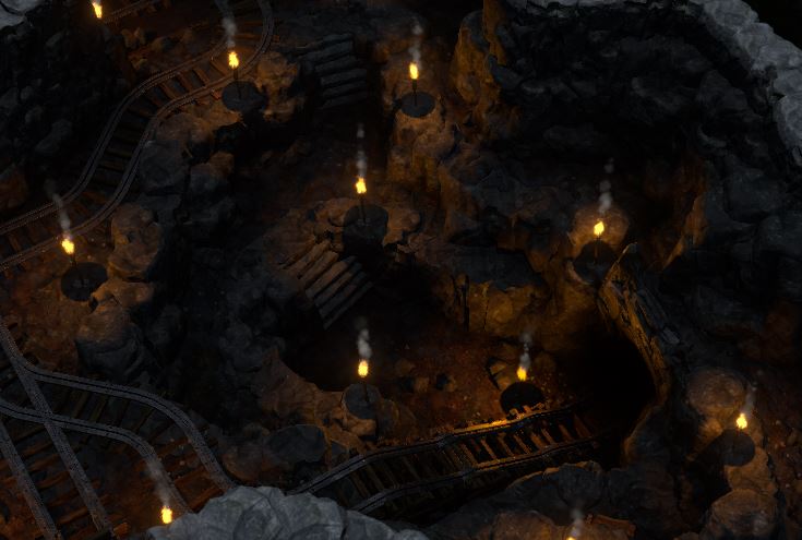 Arch_Novarias's tweet image. Day 615 - Tomorrow I'll try a simpler hallway map which extends the map from a little while back where the goblins first broke through the dwarven guardhouse. Grid Size 42x42 #dungeonalchemist #dnd5e