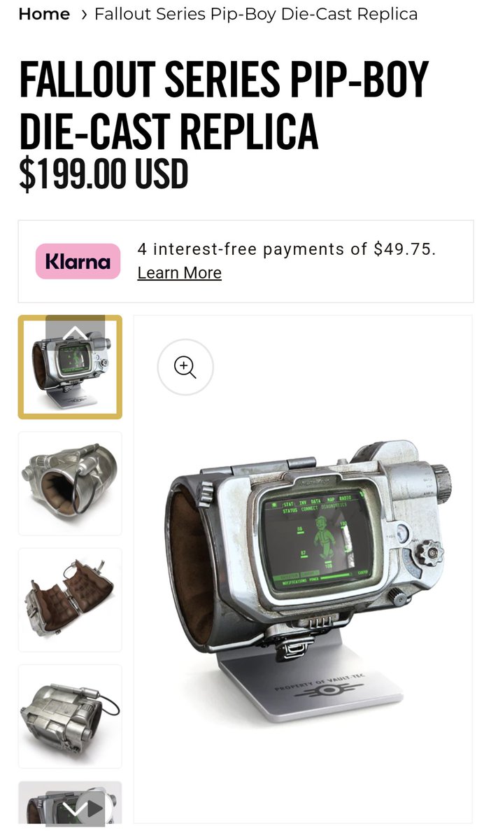 No YOU just spent £250 on the fallout series pip-boy die-cast