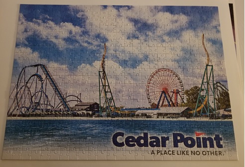 Does anyone else greatly enjoy amusement park jigsaw puzzles? I find them greatly enjoyable. #cedarpoint