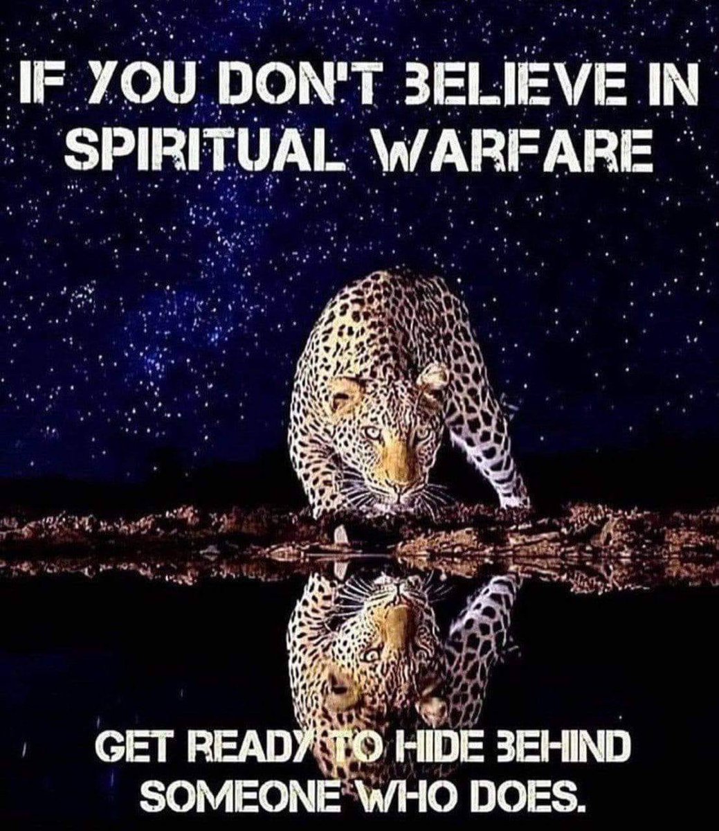 Do you believe it’s a spiritual warfare?✨