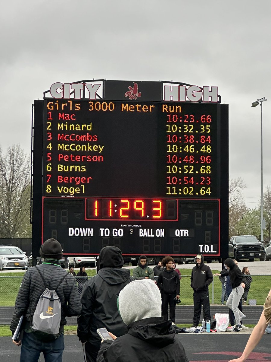 CORI MAC wins the Forwald Coleman Relays 3000m! Cori ran a lifetime best 10:23!  ⚡️⚡️⚡️