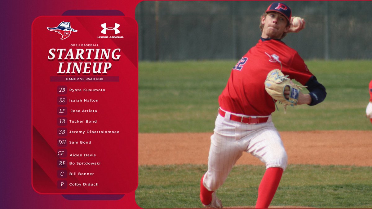 opsu_baseball's tweet photo. Game 2 Lineup https://t.co/wDSPmTgBc4