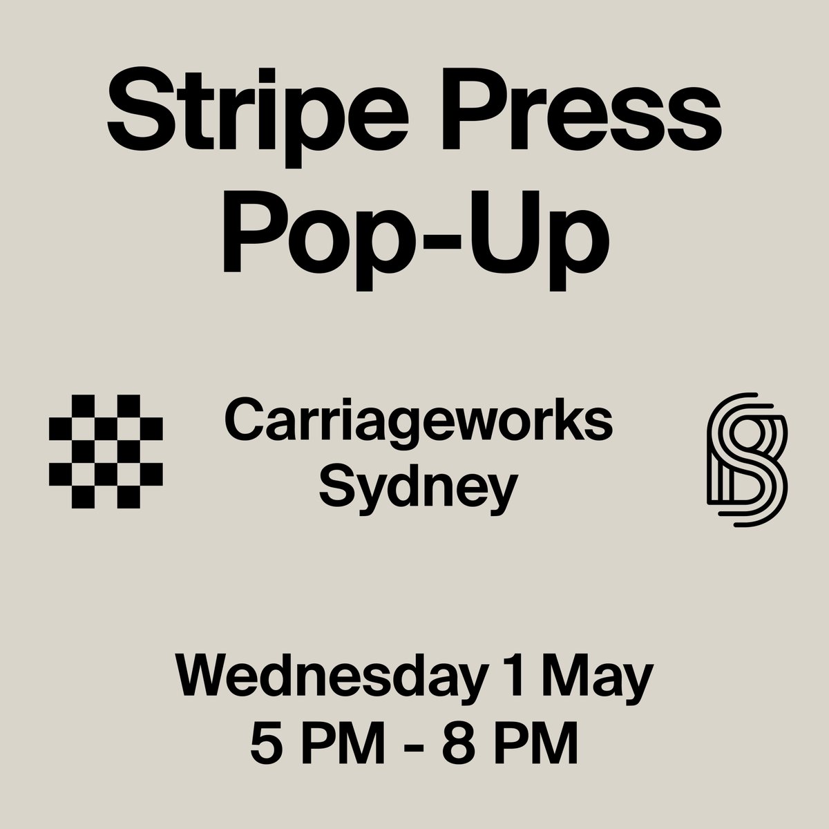 Join us in Sydney at @blackbirdvc's Moonrise for a Stripe Press pop-up! ☕📚 Stop by for coffee, snacks, and limited-edition giveaways—and, of course, the full Stripe Press catalog will be available for purchase. RSVP: lu.ma/stripe-press-s…