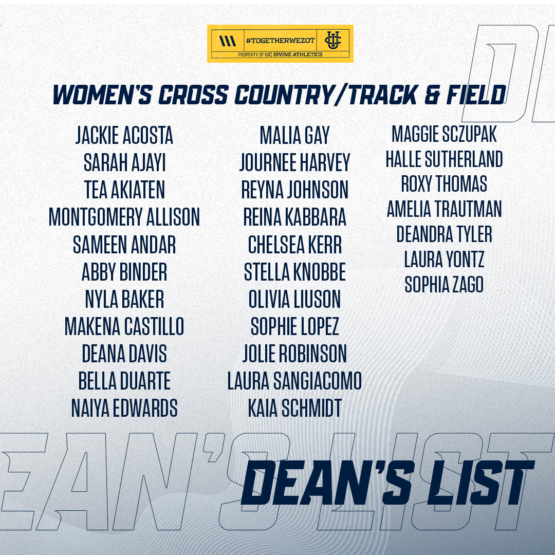 A huge round of applause to our ‘Eaters named to the 2024 Winter Quarter Dean’s List! 🙌 #TogetherWeZot | #RipEm