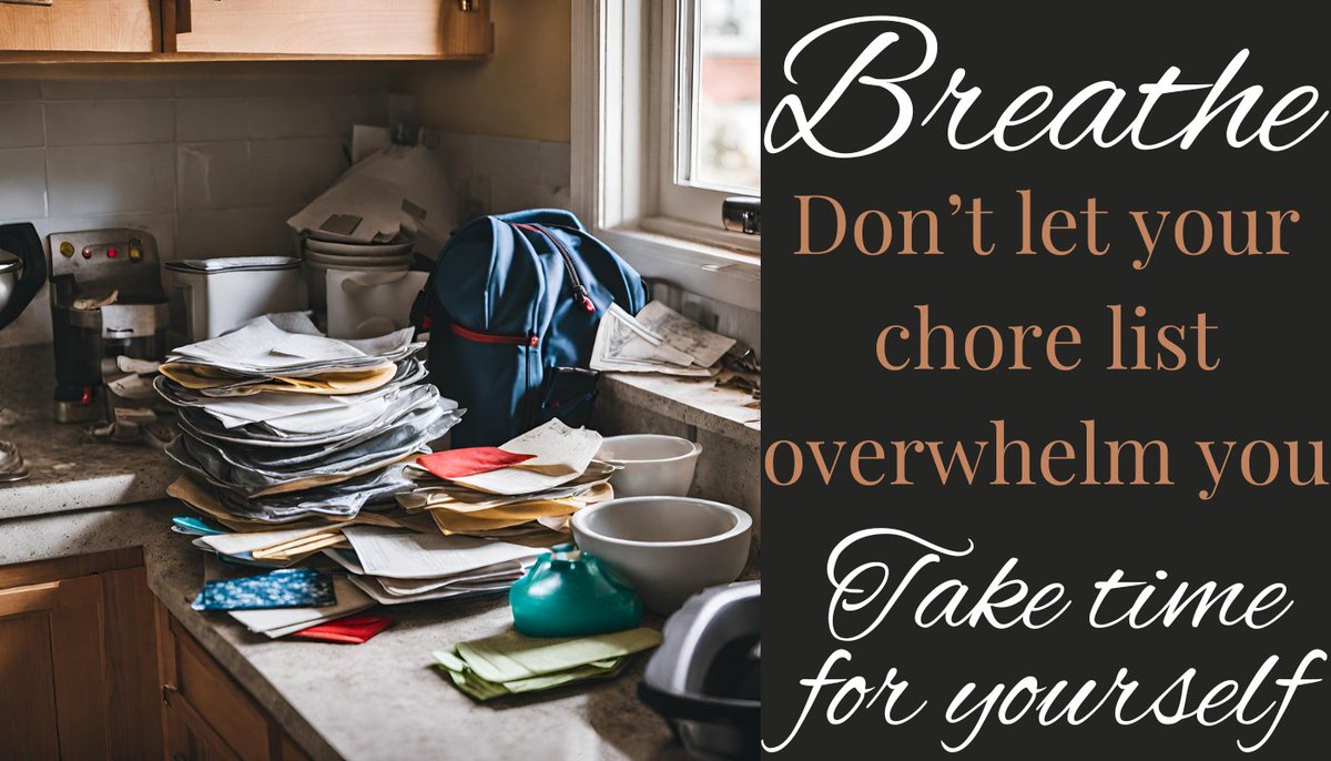 Does your #weekend chore list fill you with dread.  Breathe and take some time for yourself. Recharge.  Those dishes can wait.
#SuccessMindset #HabitBuilding #DailyRoutine #PositiveHabits #Procrastination #ProductivityHacks #Inspiration  #Productivity #BeatProcrastination