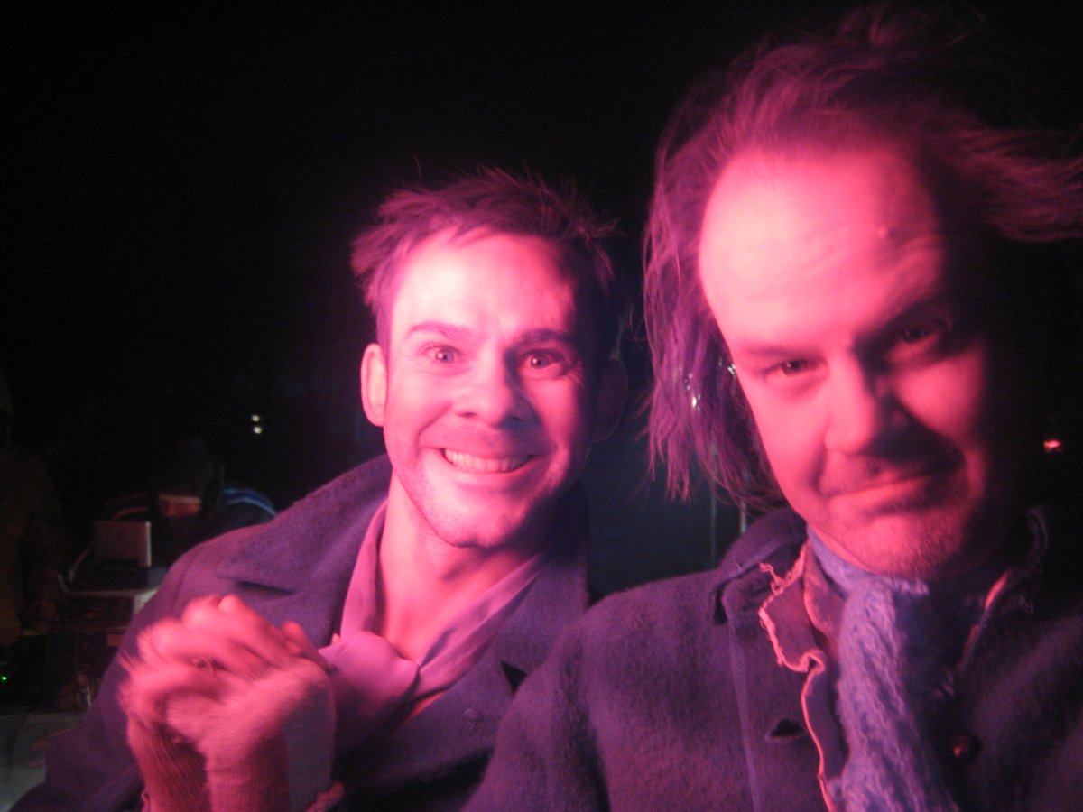 TBT 2007: Fessenden and Dominic Monaghan take a selfie on set of Glenn McQuaid’s I SELL THE DEAD.