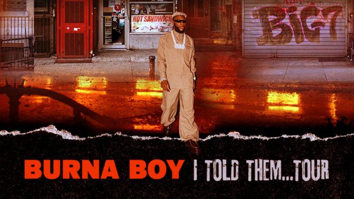 🚨- Due to high demand, extra tickets are now available for Burna Boy’s London Stadium show in June 2024. 🎟️Get your tickets now >> bit.ly/3Fainxf