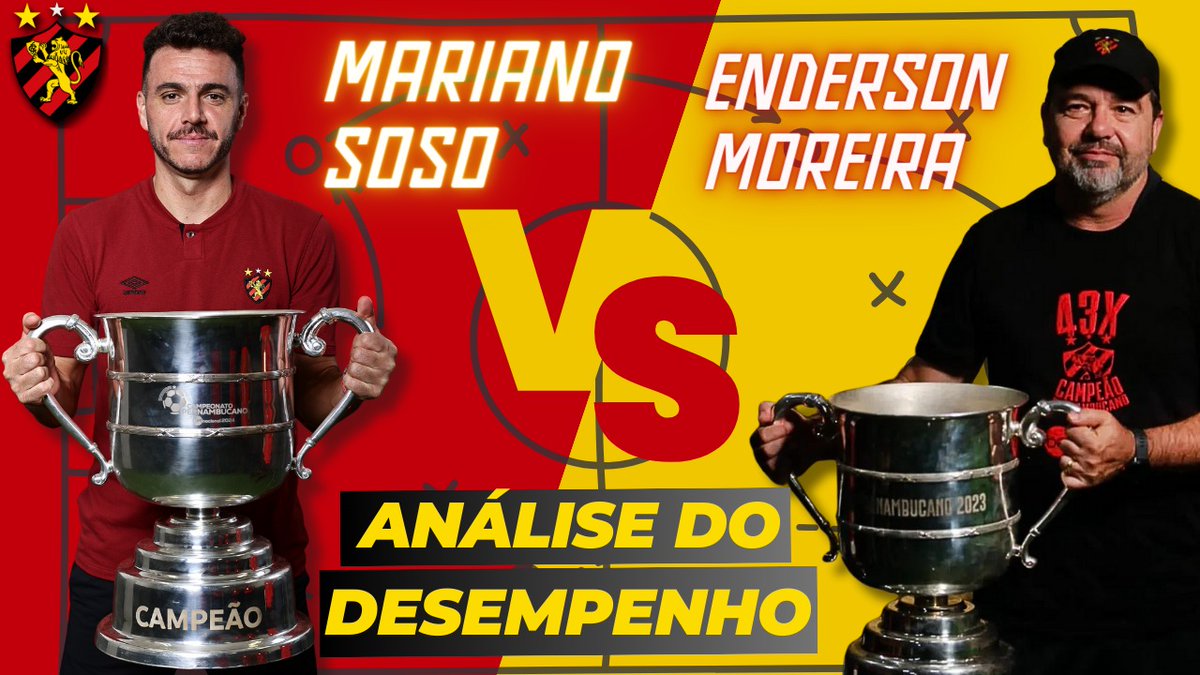 🇧🇷Enderson Moreira x 🇦🇷Mariano Soso Uma análise comparativa entre o desempenho dos técnicos no Sport Recife. Explico: 📅Calendário 🏆Competições disputadas 🥇Sequência de invencibilidade 🏟️Aproveitamento casa e fora ⏱️Utilização do elenco