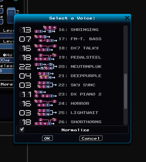 nobuyukinyuu's tweet photo. DX7 Sysex import coming soon to #PhaseEngine... https://t.co/tLofX7HtAQ