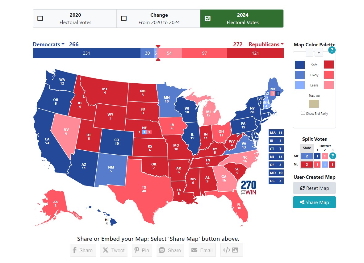 This map is a distinct possibility that will drive the leftists into insanity