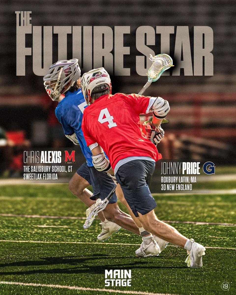 The Main Stage Future Star’s! ⭐️

Throwing it back to a matchup last summer at Main Stage between @TerpsMLax commit, Chris Alexis (Salisbury / Sweetlax FL) and @HoyasMLacrosse commit, Johnny price (Roxbury Latin / 3D NE)