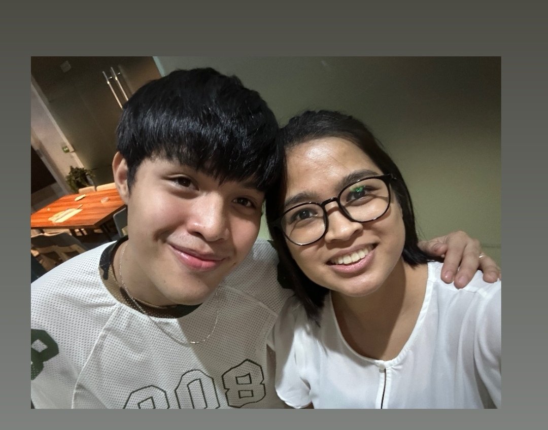 The baby and his Ate Gian #ElijahCanlas @elijahcanlas_ Gian Carlos IGS