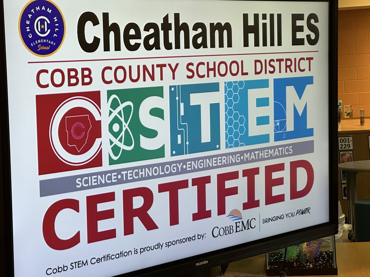 Blown away by seeing such incredible STEM learning <a href="/CheathamHillES/">Cheatham Hill</a> today!  We saw kids collecting data with <a href="/ThePocketLab/">PocketLab</a> sensors, building and doing investigative research.  They are a model STEM Certified school. #STEMCobb