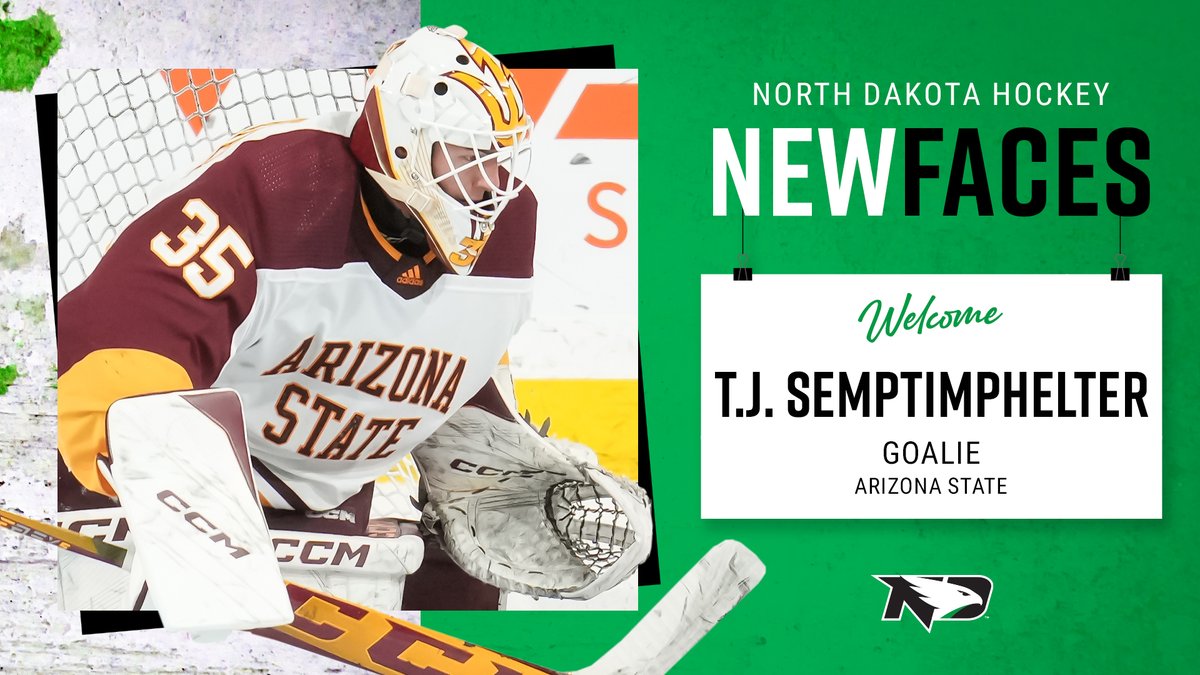 After backstopping Arizona State to new heights over the last two seasons, T.J. Semptimphelter will use his final year of eligibility at North Dakota in 2024-25! RELEASE: fightinghawks.com/news/2024/4/18… #UNDproud | #LGH