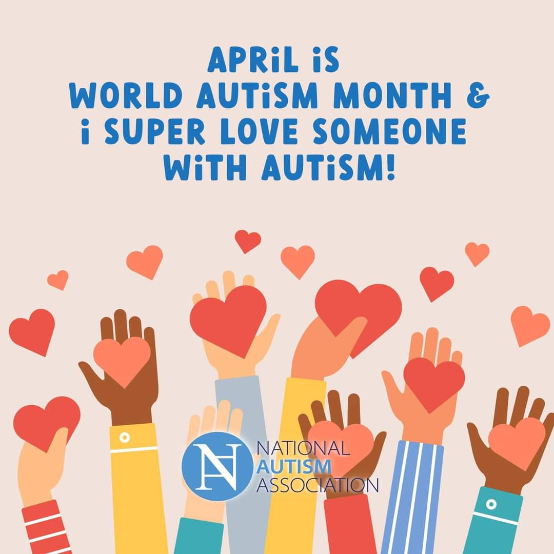 Jill3431's tweet photo. For my youngest and all with Autism, you are loved. https://t.co/dKt0eCEGFM