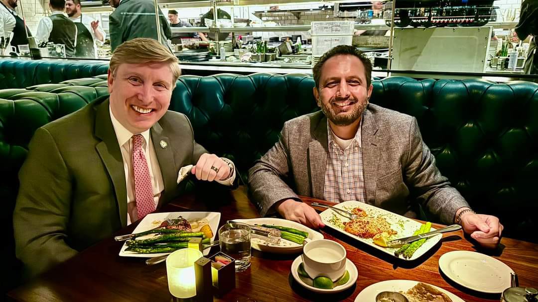 Last night, I had the honor of dinner and a business discussion with my dear friend, Senator Tan Parker. While most people recognize Tan as one of the most influential senators in Texas, not many know that he is also a business genius. With an MBA from the London School of