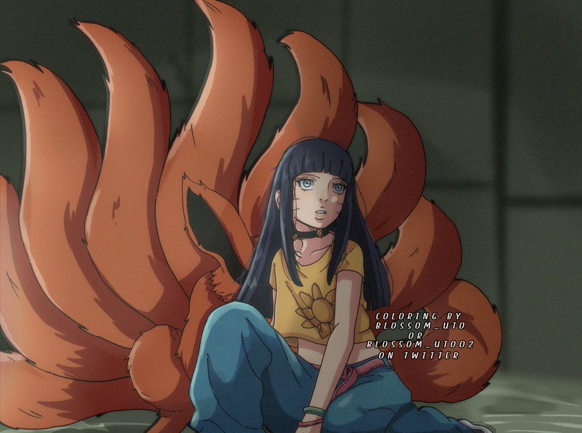 Himawari Uzumaki Coloring 🌻 Manga : Boruto Two Blue Vortex