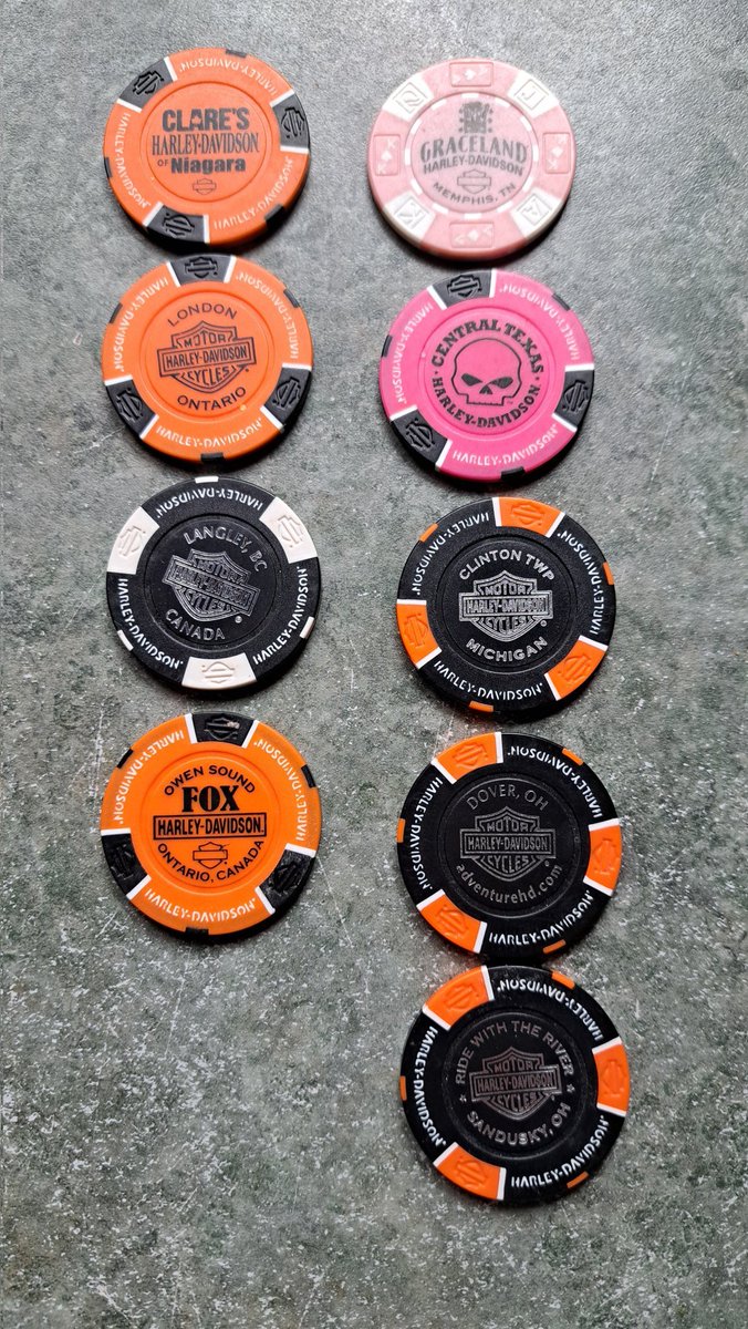 InkedDeviant's tweet photo. Starting To Clean Out My Kitchen &amp; Purge Stuff.

Came Across My HD Poker Chips...🤭
#gifted #lifeontwo https://t.co/3LO9Y6n6K8