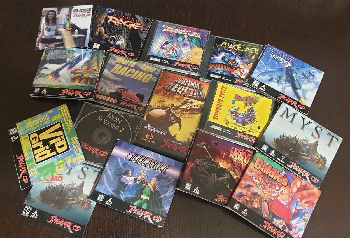After so many years I finally completed my Atari Jaguar CD collection!