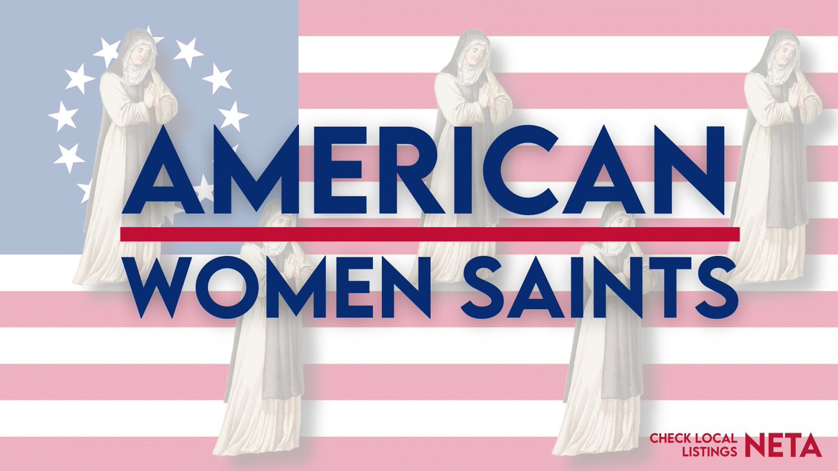 NETA_Tweets's tweet image. Discover the stories of two iconic women who were the first American Catholic saints: Elizabeth Ann Seton and Frances Xavier Cabrini. Check your local PBS station’s schedule. #americanwomensaints #catholic #saints #womensaints @BonProds