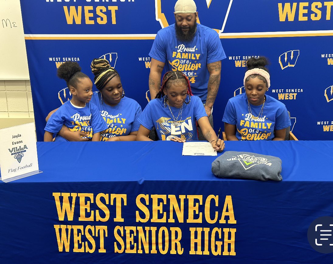 Signing day for Jayla Evans from West Seneca!  Go Vikings!